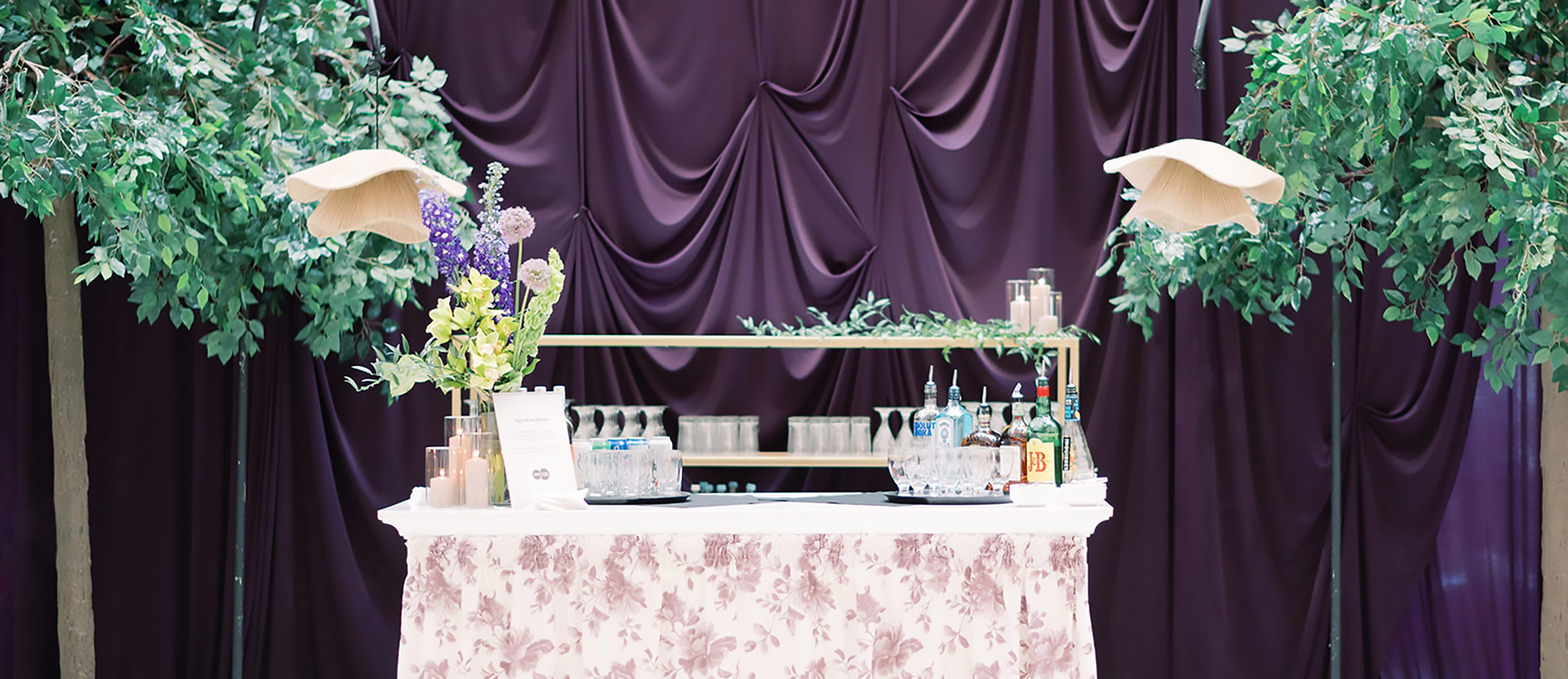 Bar decor and setup at the McMaster Alumni Awards in 2026