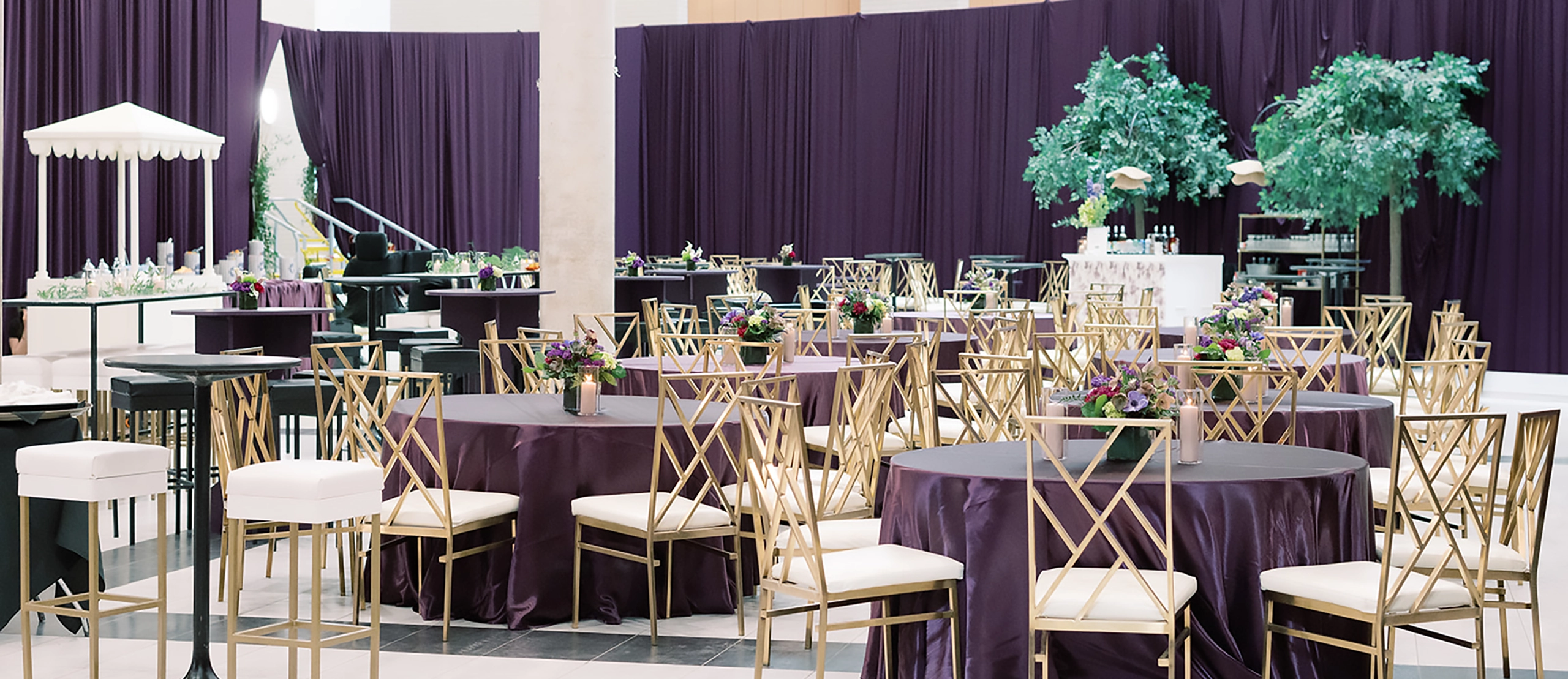 Reception tables setup at the McMaster Alumni Awards in 2026