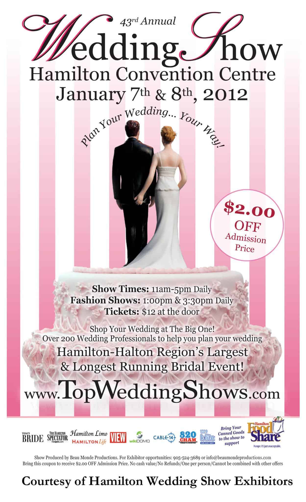 Join Us This Weekend at the Hamilton Halton Spring Wedding Show