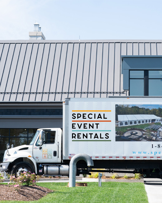 Special Event Rentals delivery truck